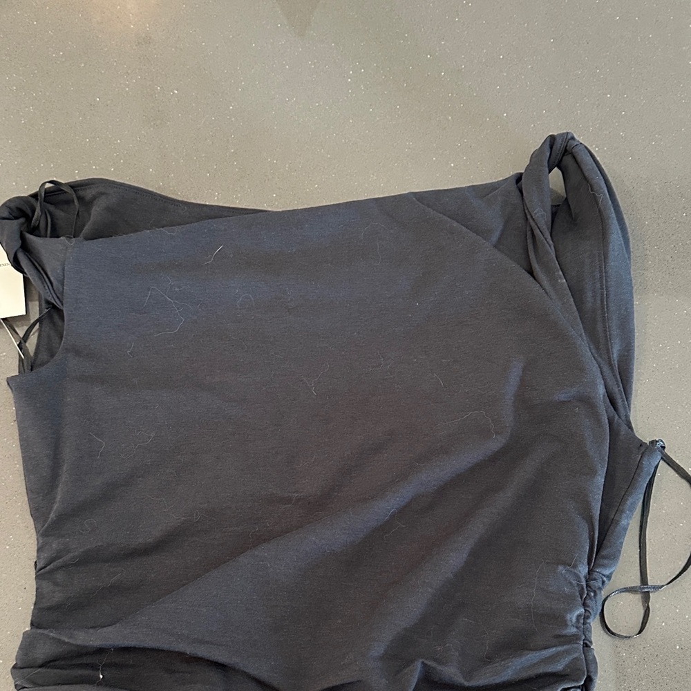 Black Ruched Top